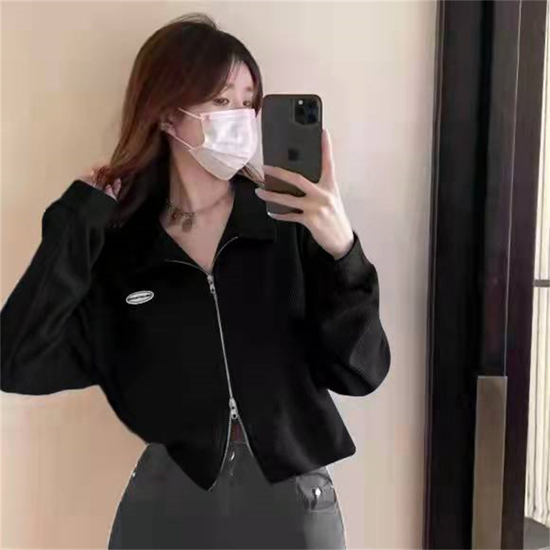 2026-korean-style-double-zip-long-sleeve-polo-collar-short-loose-fit-top-for-petite-women-style-3eb6cf_1