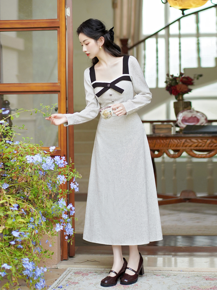 french-style-bow-a-line-long-sleeve-dress-style-74f100_1